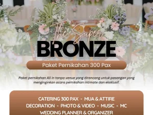 The Super Bronze Paket Wedding 300 Pax